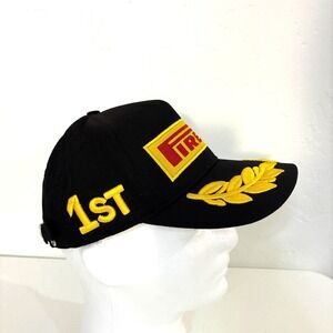 Pirelli P Zero 1st Place Podium Hat Cap F1 Adjustable Embroidered Racing